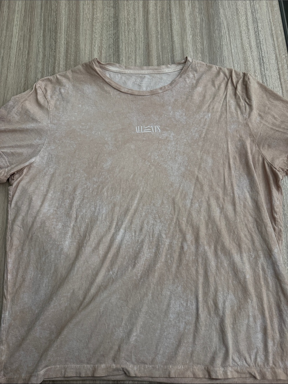 All Saints Pale Dust Washed Long Sleeve Tee